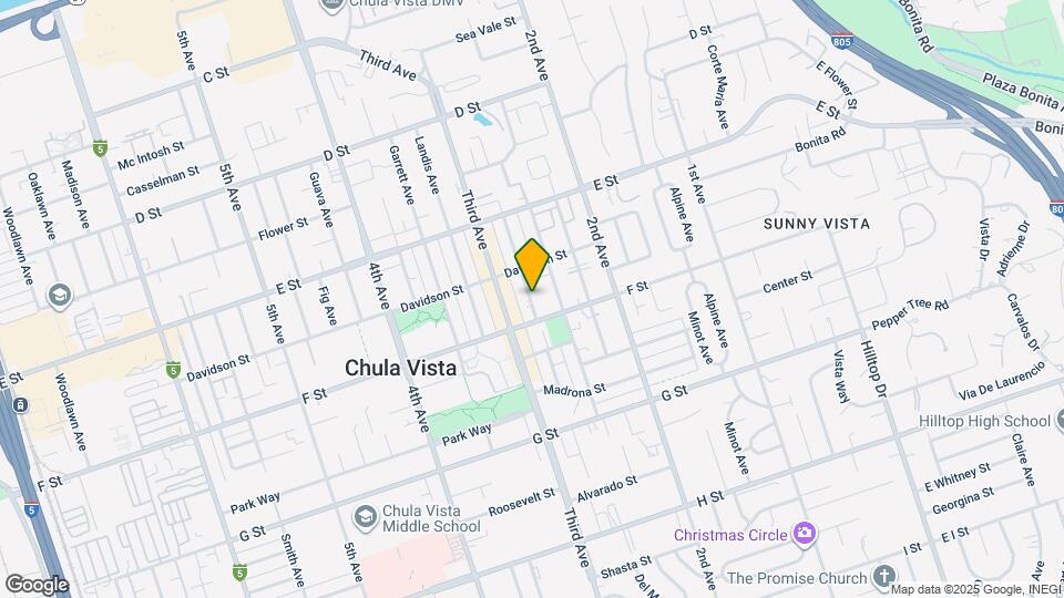 257 Church Ave Map and Location Details