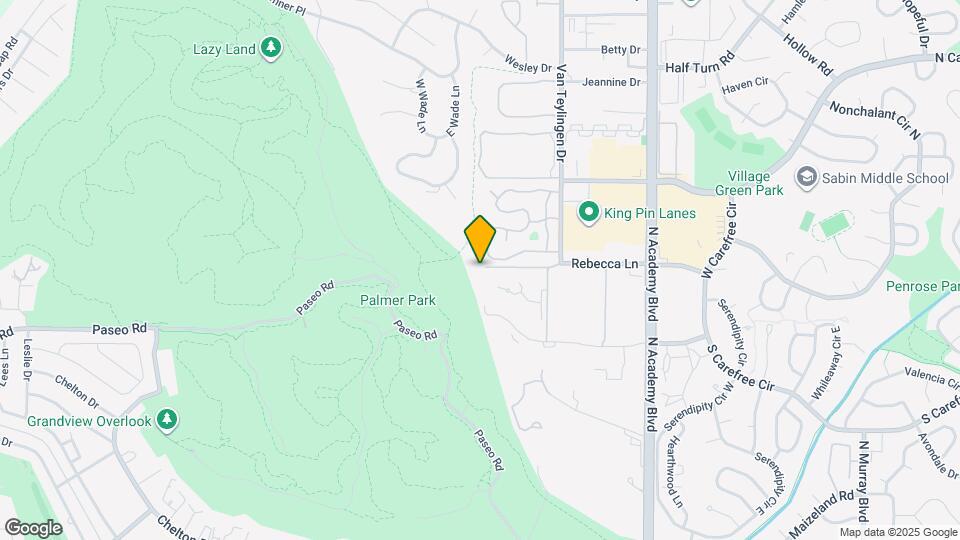 3415 Rebecca Ln Map and Location Details