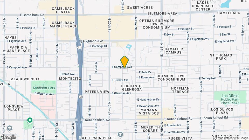 4491 N 21st St Map and Location Details