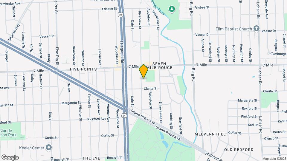 18954 Riverview St Map and Location Details