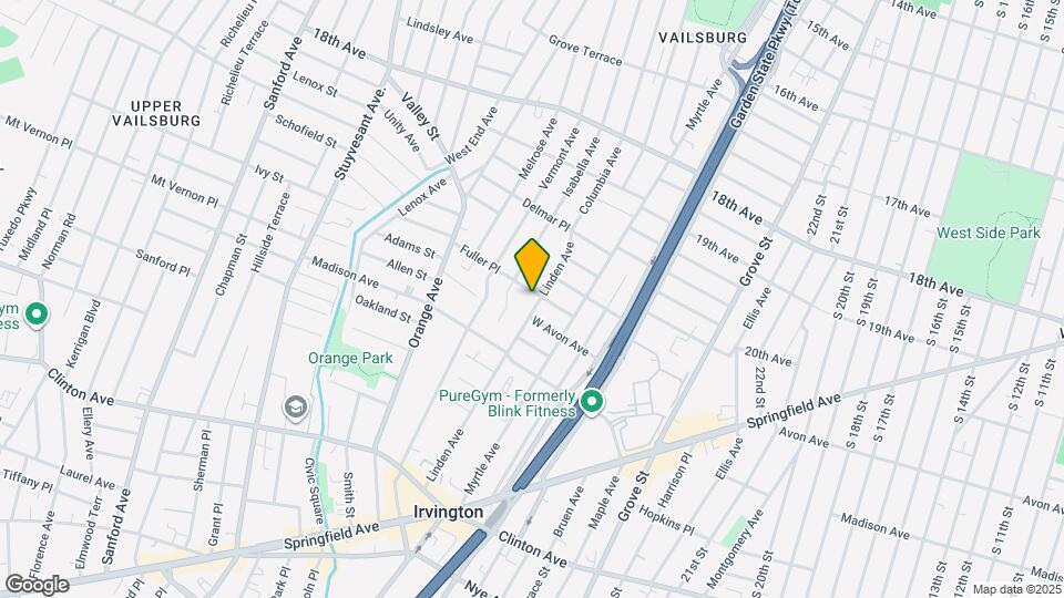 185 Linden Ave Map and Location Details