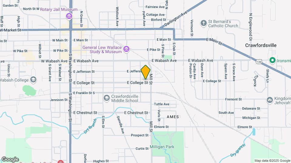 806 E College St Map and Location Details