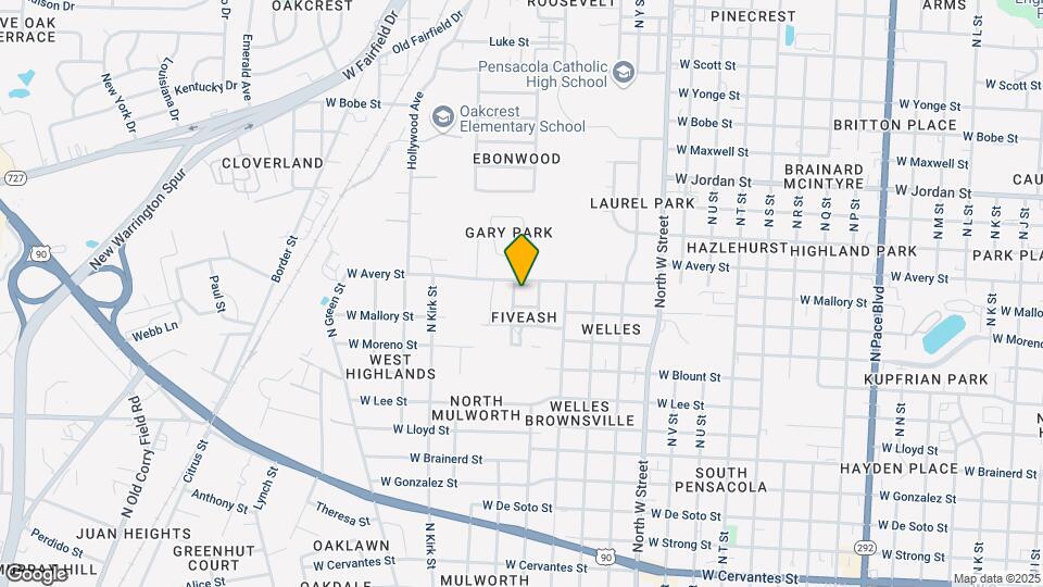 1704 Gary Ave Map and Location Details