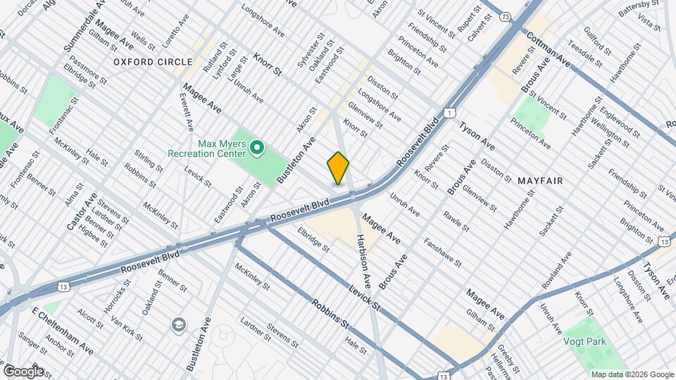 6600-2 E Roosevelt Blvd Mapa y Detalles de la Ubicación