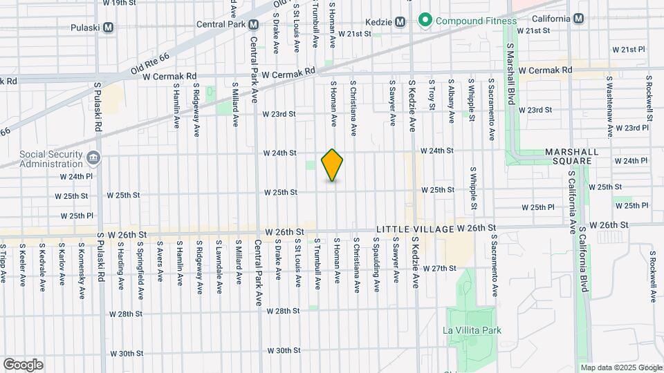 2450 S Homan Ave Map and Location Details