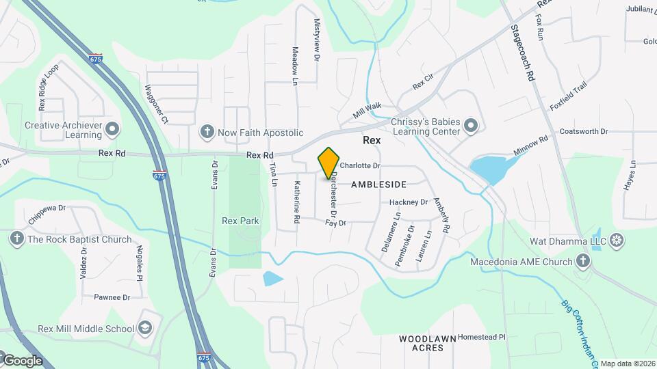 6057 Dorchester Dr Mapa y Detalles de la Ubicación