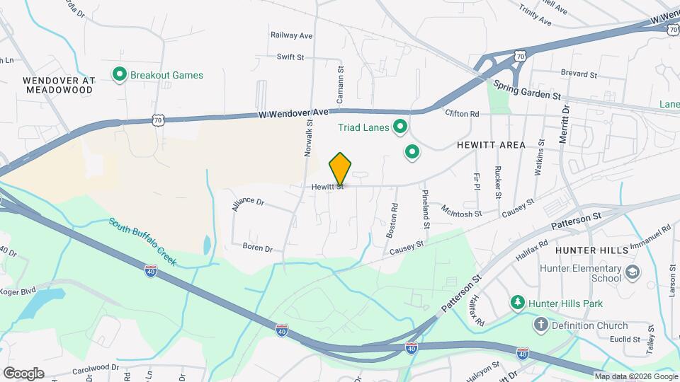 4309 Hewitt St Mapa y Detalles de la Ubicación