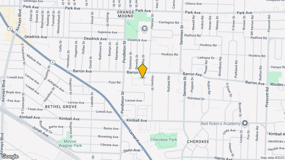 1167 Bradley St Map and Location Details