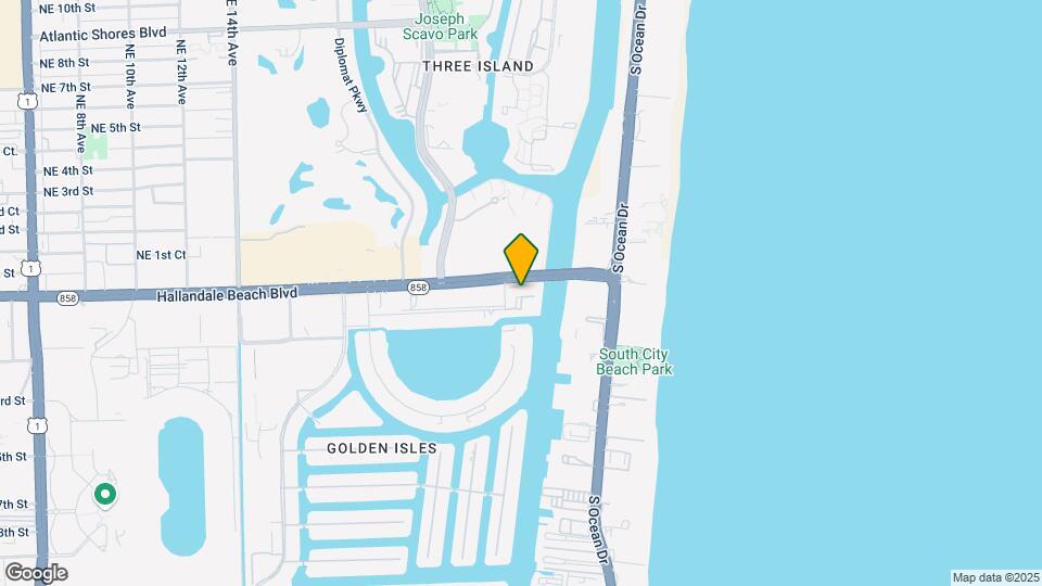2602 E Hallandale Beach Blvd Map and Location Details