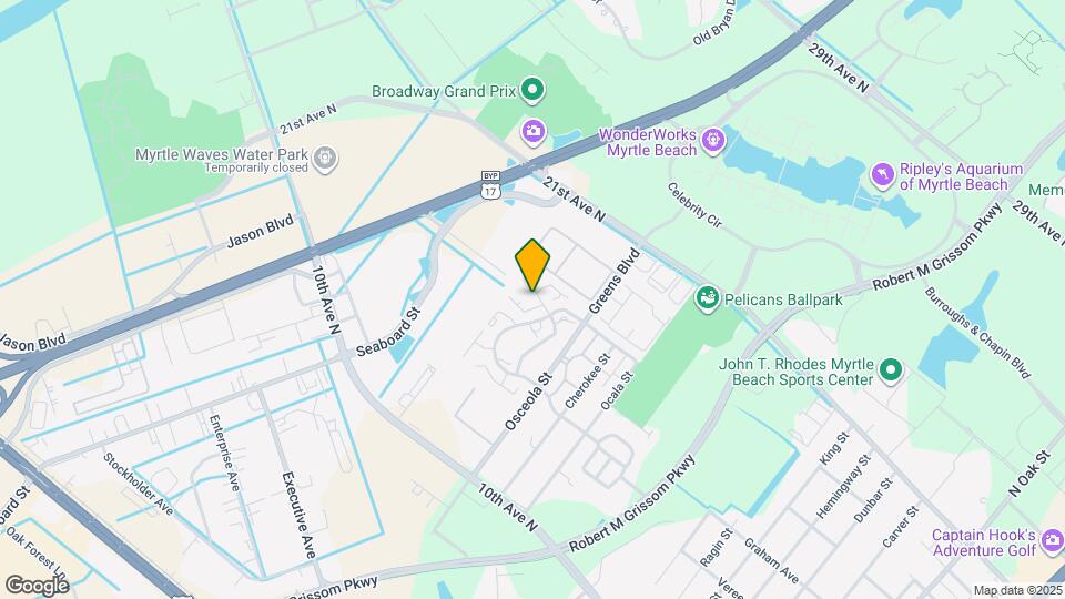 203 Lyons Cove Dr Mapa y Detalles de la Ubicación