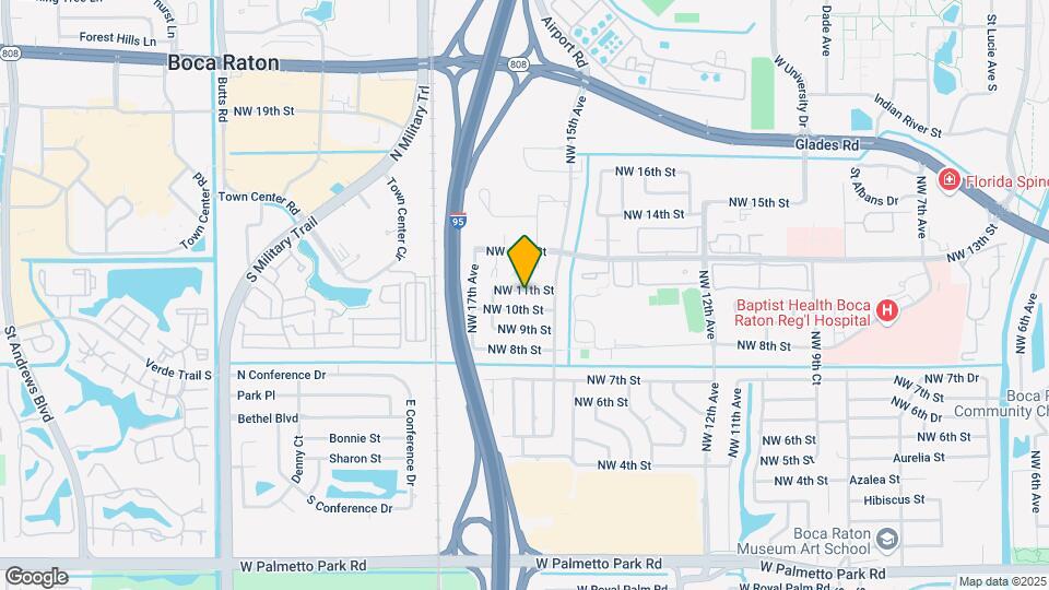 1580 NW 11th St Map and Location Details