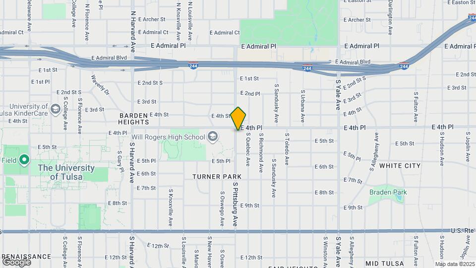 431 S Pittsburg Ave Map and Location Details