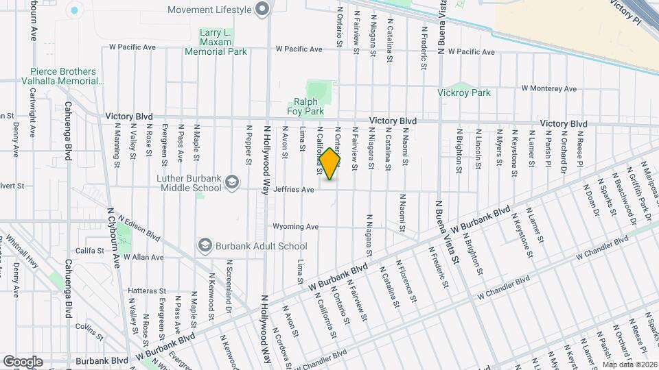 3111 Jeffries Ave Map and Location Details