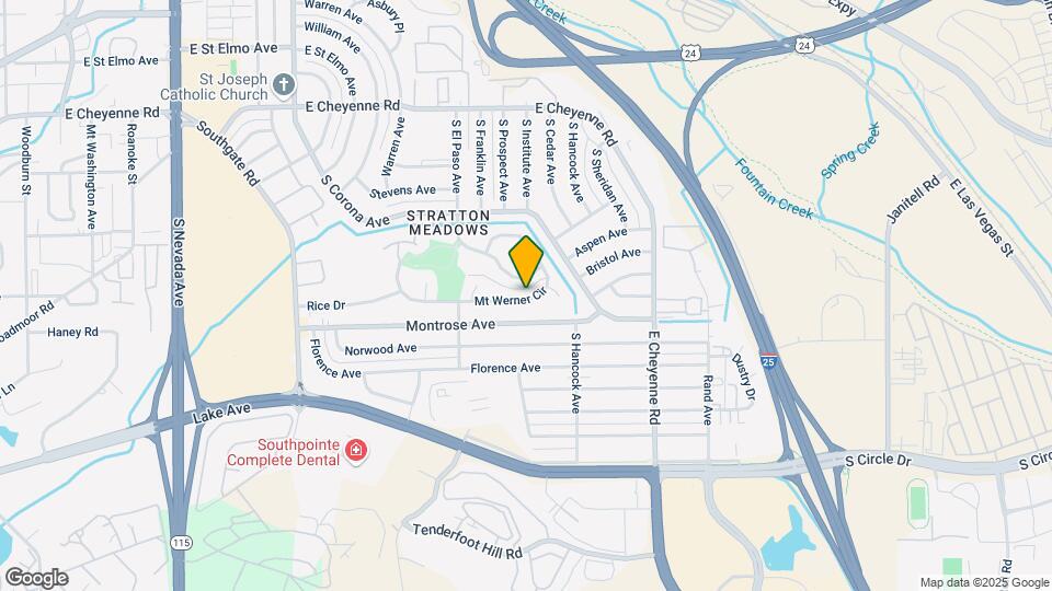 1150 Mt Werner Cir Map and Location Details