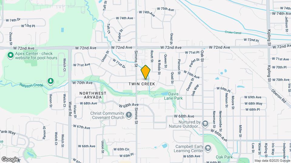 11535 W 70th Pl Map and Location Details