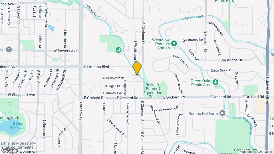 5720 S Pearl St Map and Location Details
