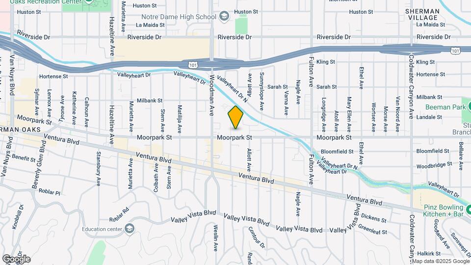4412 Ventura Canyon Ave Map and Location Details