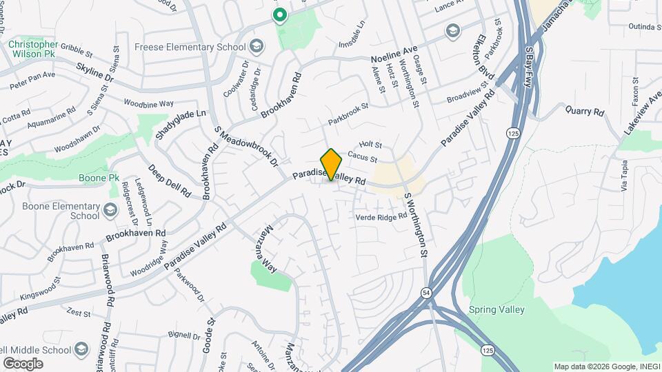 8119 Paradise Valley Ct Map and Location Details