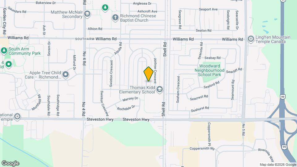 10631 Ainsworth Crescent Map and Location Details
