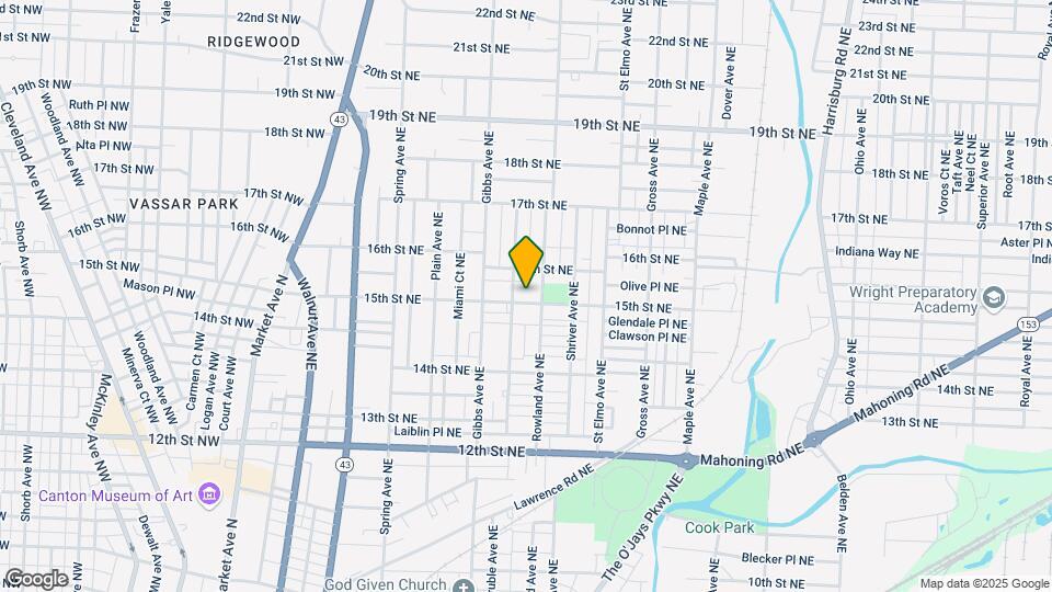 1213 15th St NE Map and Location Details
