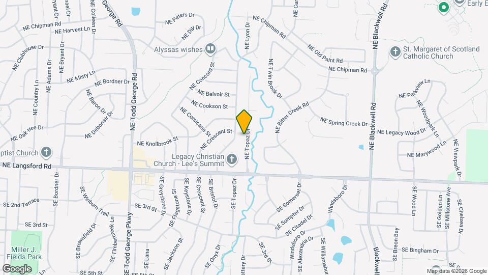 308 NE Topaz Dr Map and Location Details