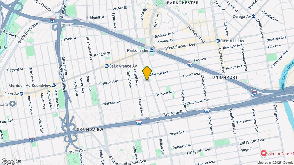 1143 White Plains Rd Map and Location Details