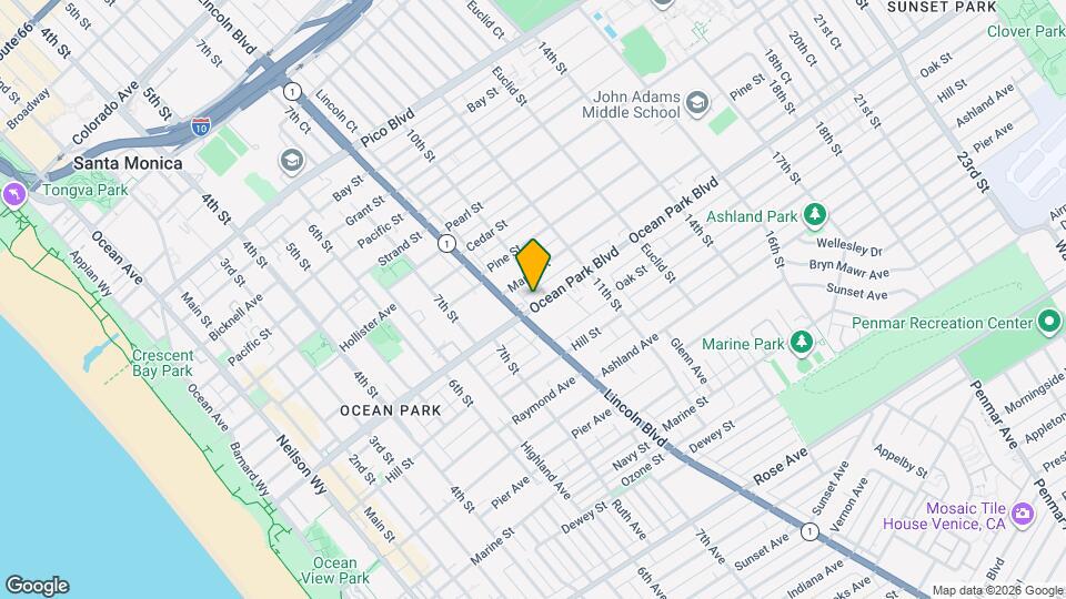 819 Ocean Park Blvd, Unit 4 Map and Location Details