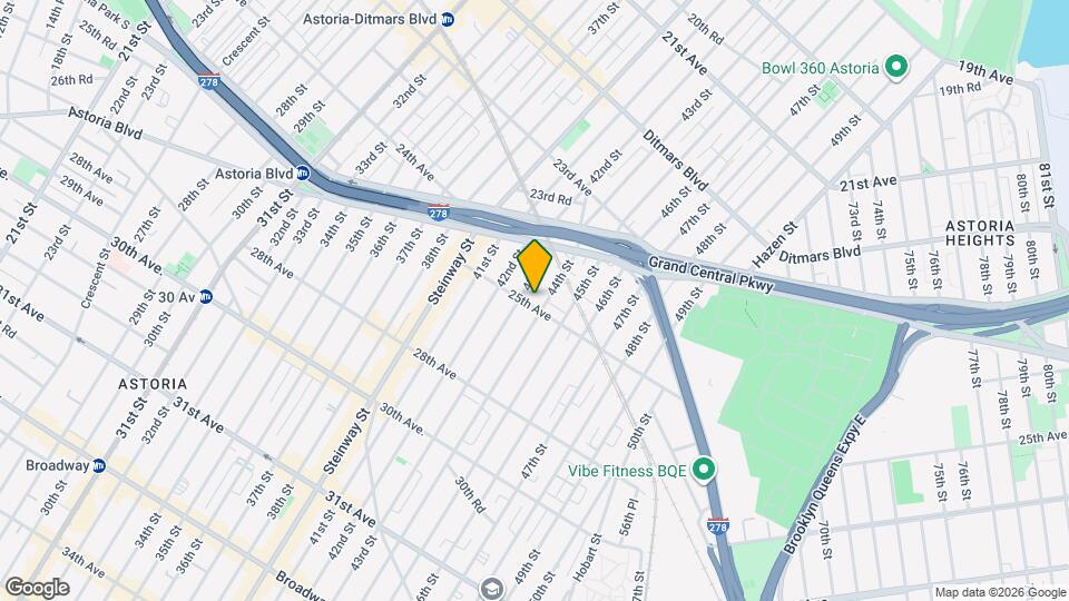 43-13 25th Ave Map and Location Details