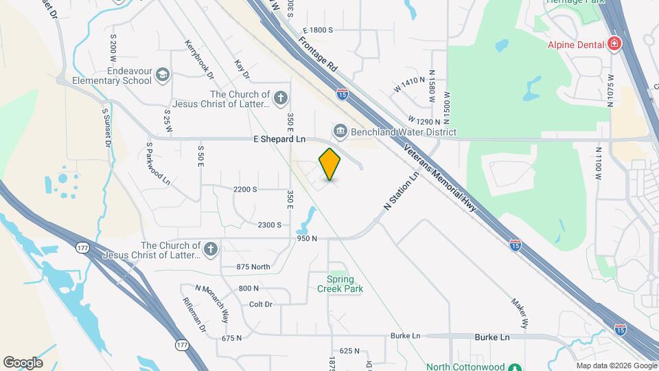 1096 N 1840 W Map and Location Details