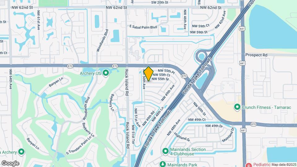 4938 NW 54th Ct Map and Location Details