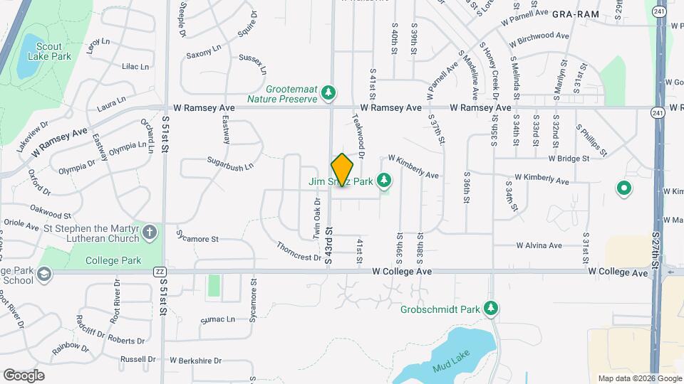 4220 W Mangold Ave, Unit Lower Mapa y Detalles de la Ubicación