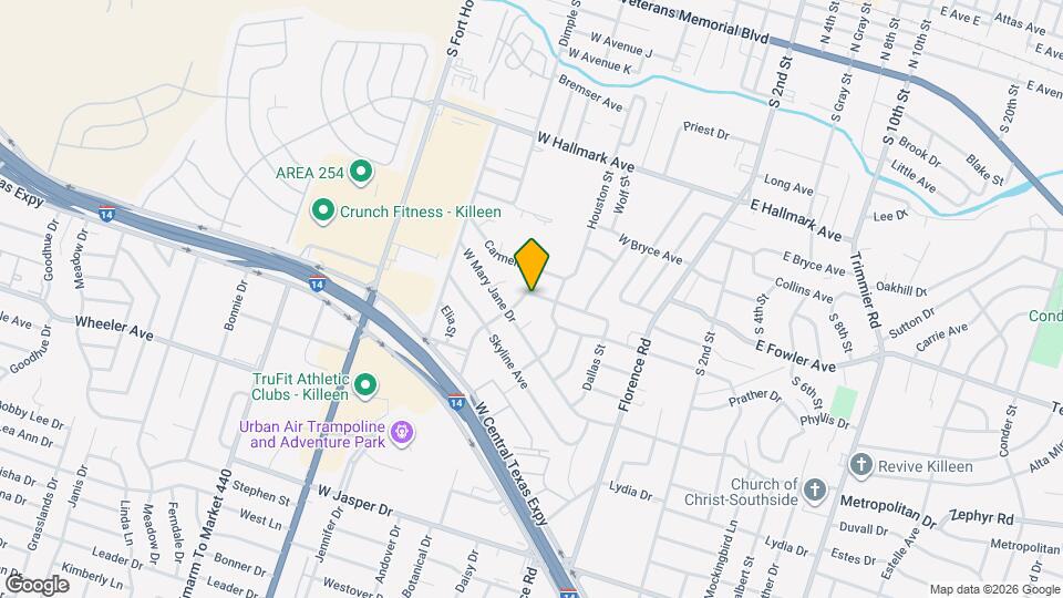 1100 Swope Dr Map and Location Details