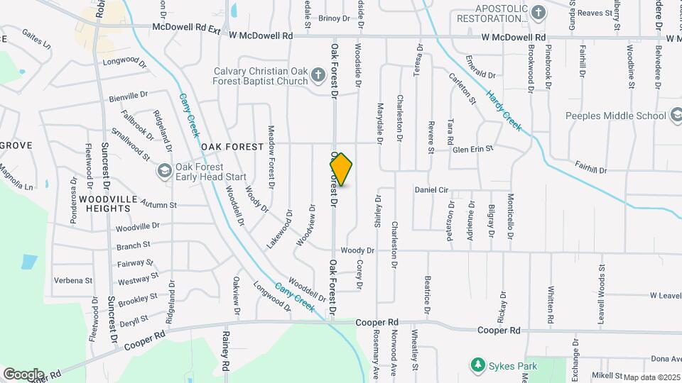 3078 Oak Forest Dr Map and Location Details