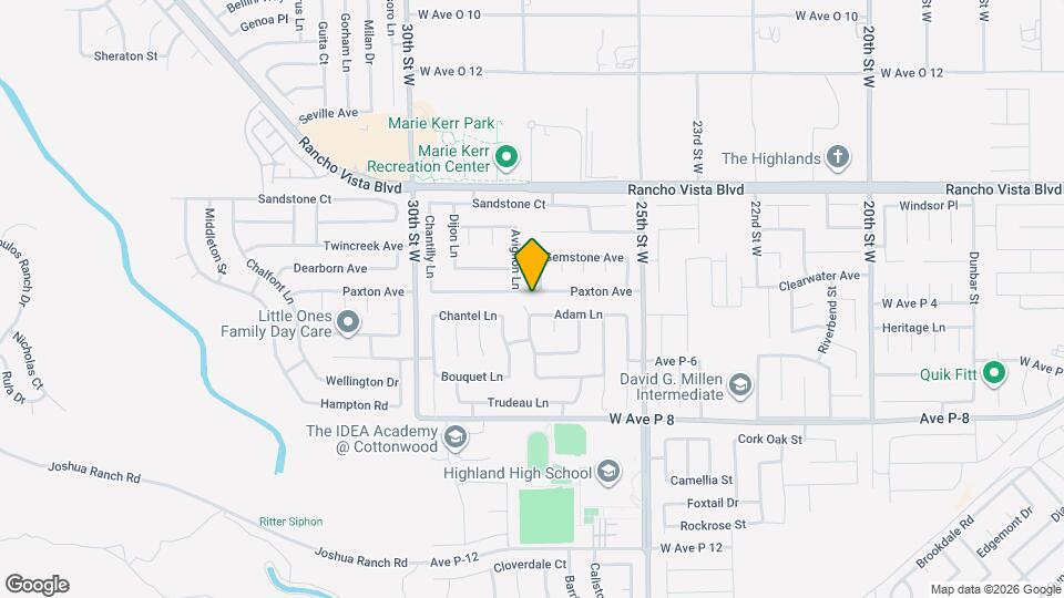 2658 Paxton Ave Map and Location Details