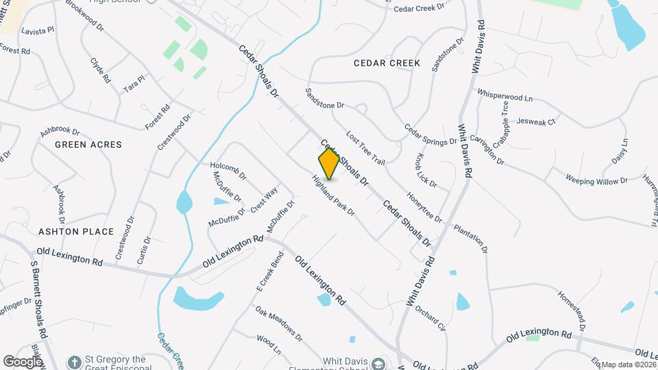 208 Highland Park Dr Map and Location Details