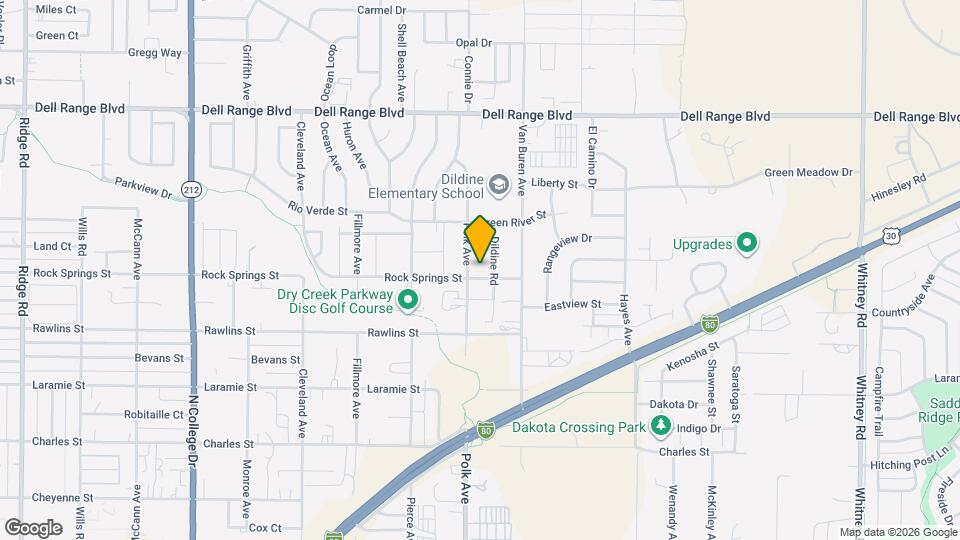 5010 Rock Springs St Map and Location Details