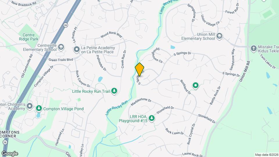 13930 S Springs Dr Map and Location Details