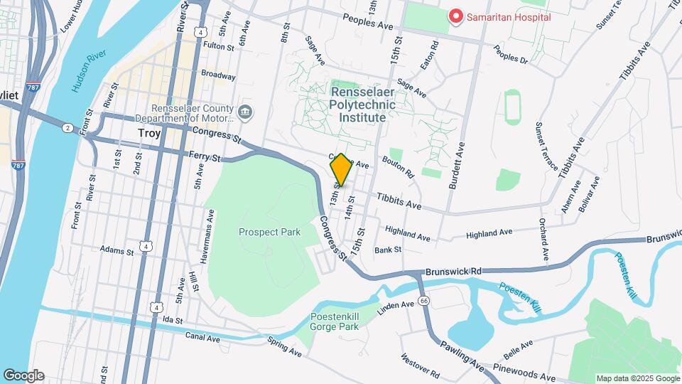 49 13th St, Unit 1 Map and Location Details