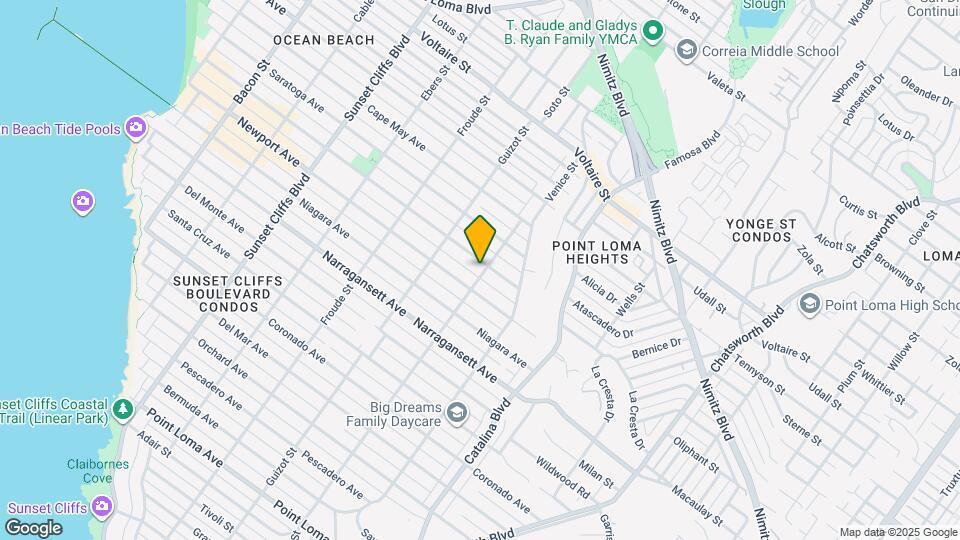 4405 Santa Monica Ave Map and Location Details