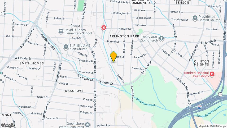 1511 Vance St Map and Location Details