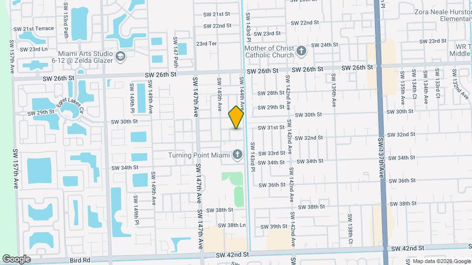 14416 SW 31st St Map and Location Details