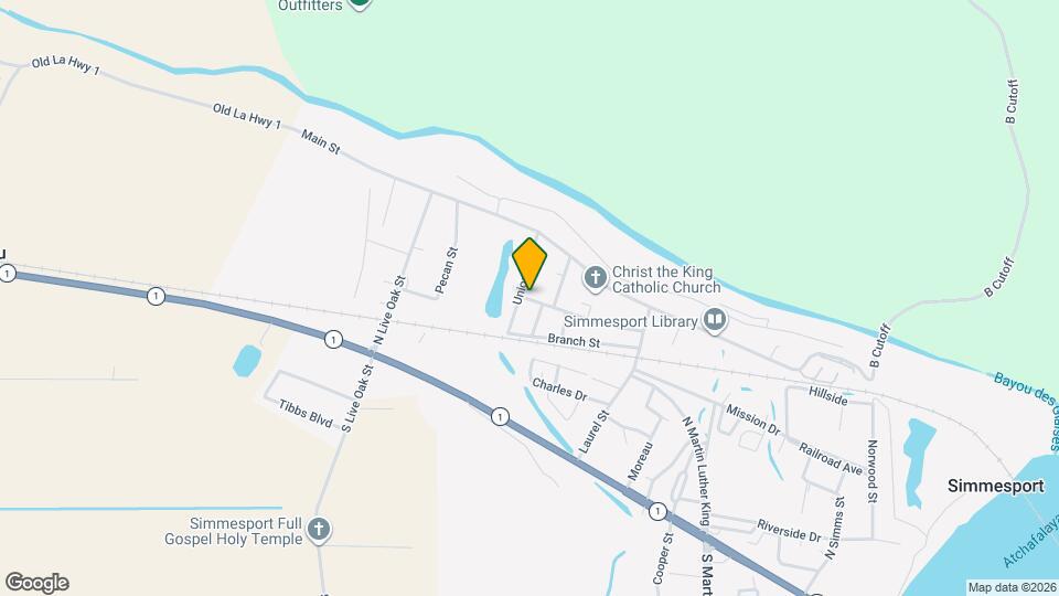 828 Magnolia St Map and Location Details