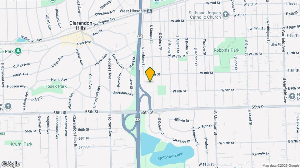 824 S Stough St Map and Location Details