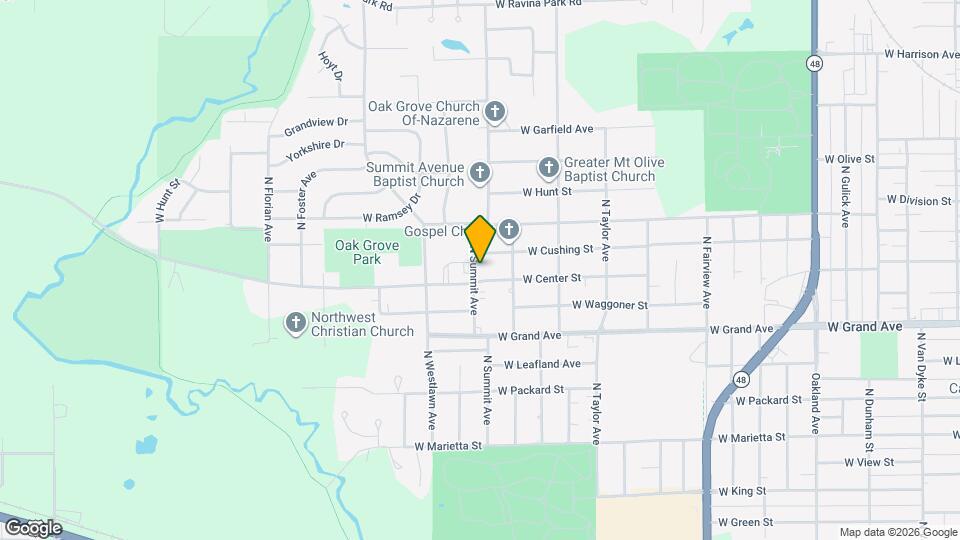 1524 N Summit Ave Map and Location Details