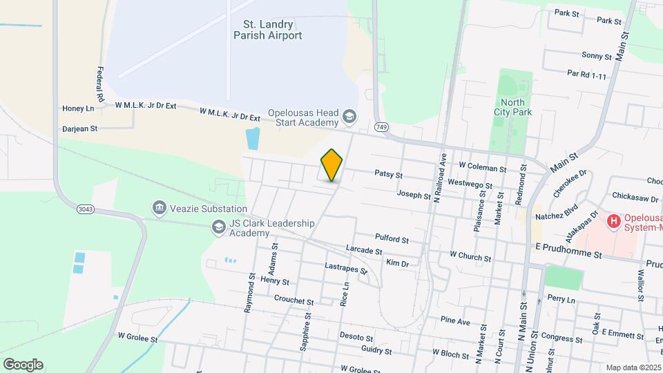 Opelousas Villa Apartments Map and Location Details