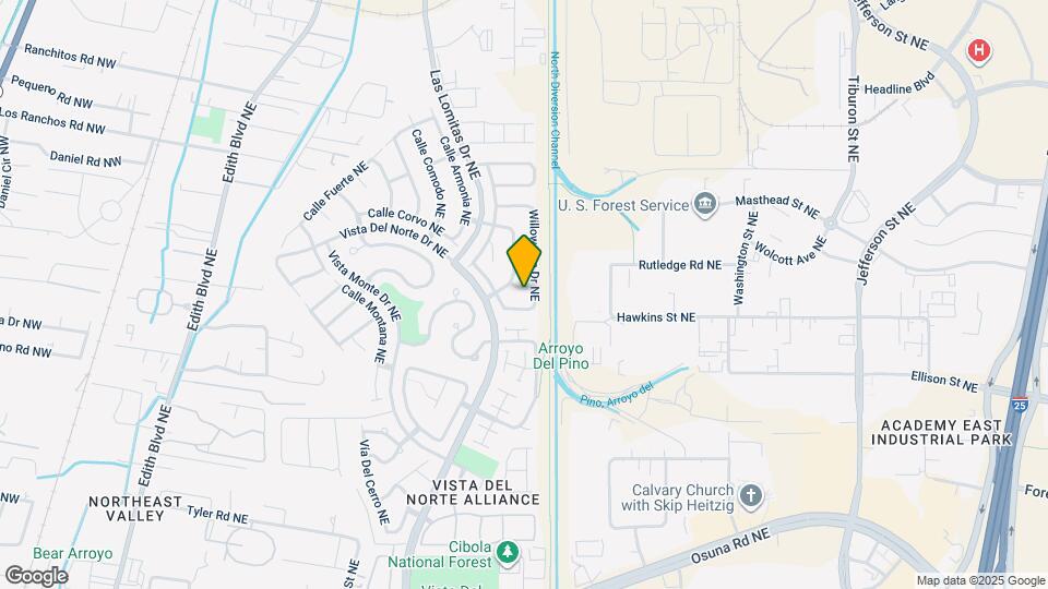 1412 Stone Canyon Rd NE Map and Location Details