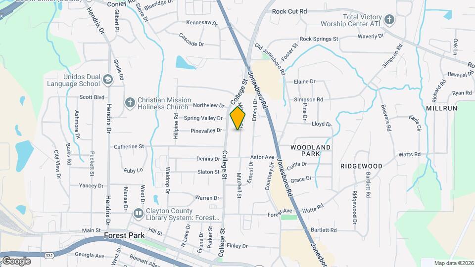 4595 Mitchell St Map and Location Details