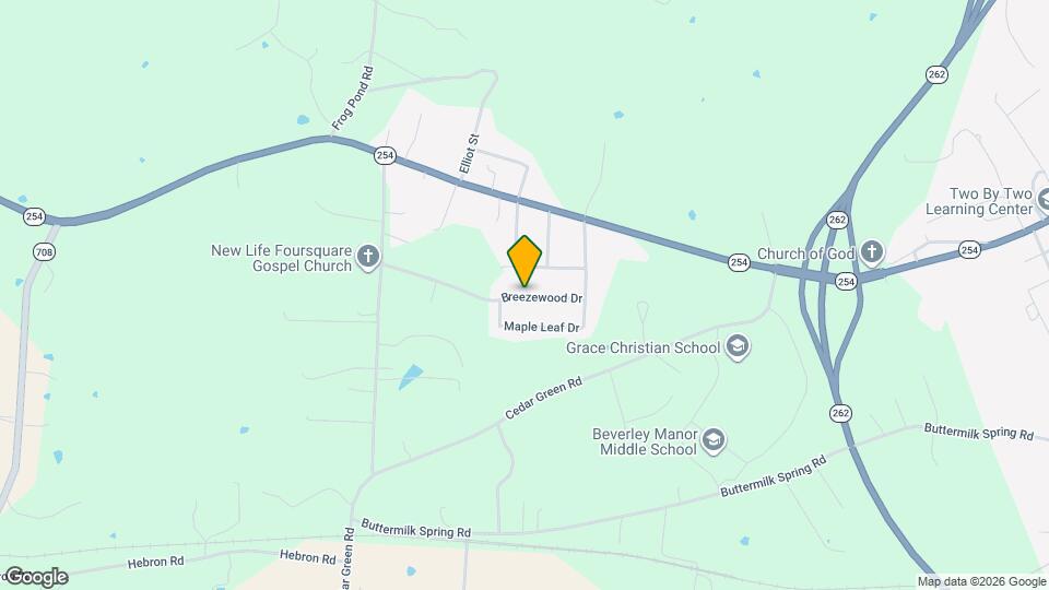 55 Breezewood Dr Map and Location Details