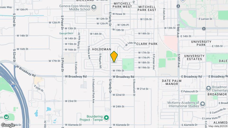 816 W 18th St Map and Location Details
