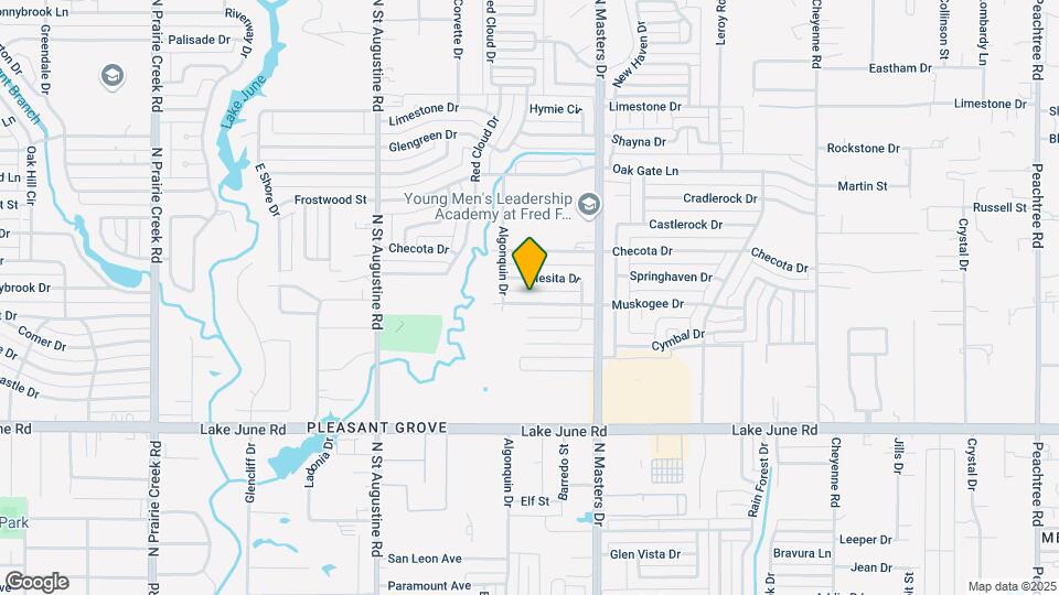 10023 Muskogee Dr Map and Location Details
